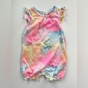 George Multicolor Tie-Dye Romper